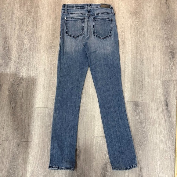 DKNY Jeans Womens 2 Blue Slim Straight Stretch Denim 27x32 - Picture 2 of 6